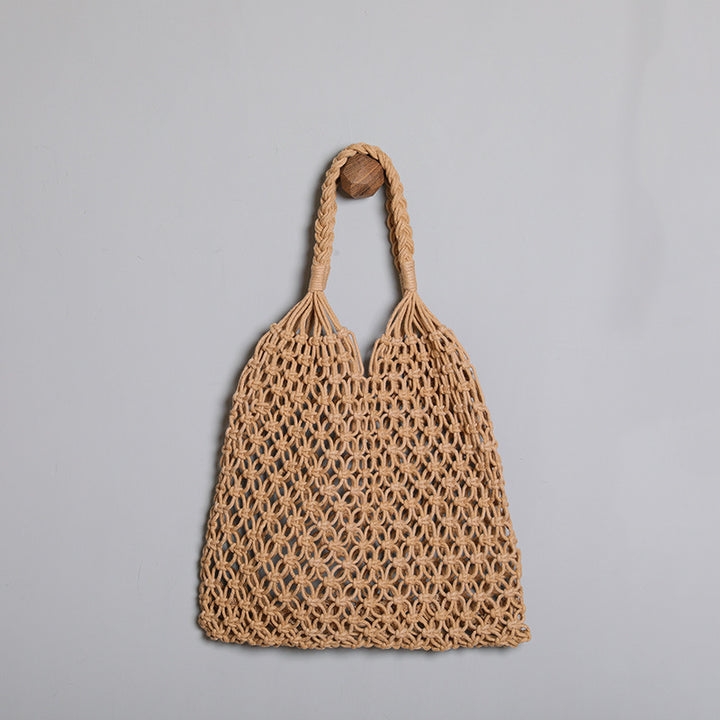 Handcrafted net shopping bag Kalsten