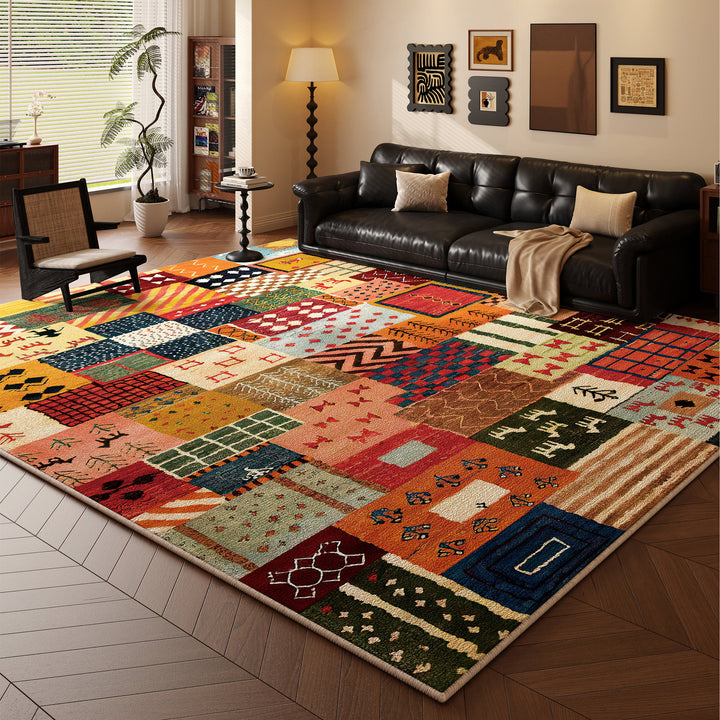 Multi-Pattern Decorative Area Rug Kalsten
