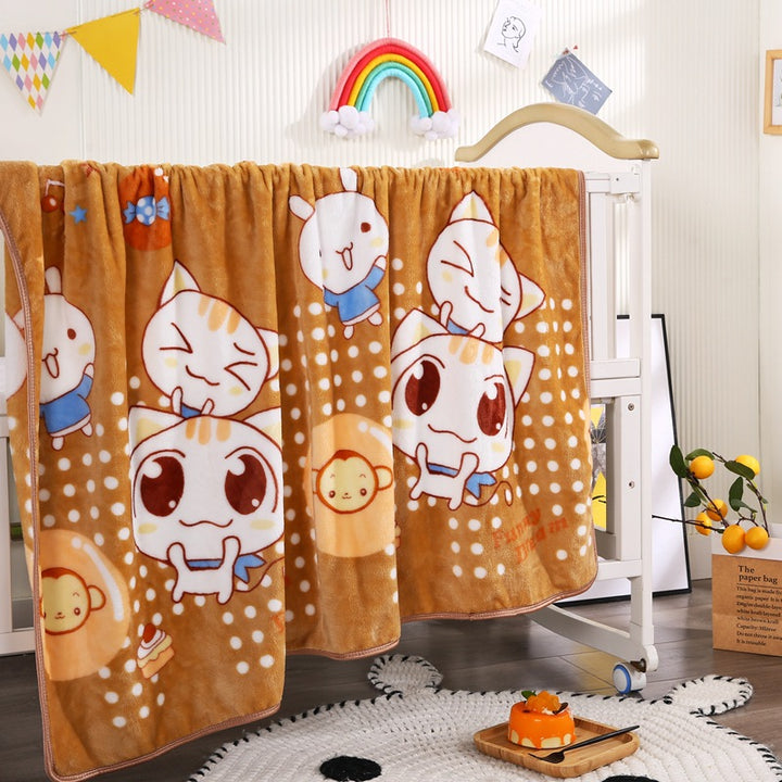Children's Cartoon Character Fleece Blanket Kalsten