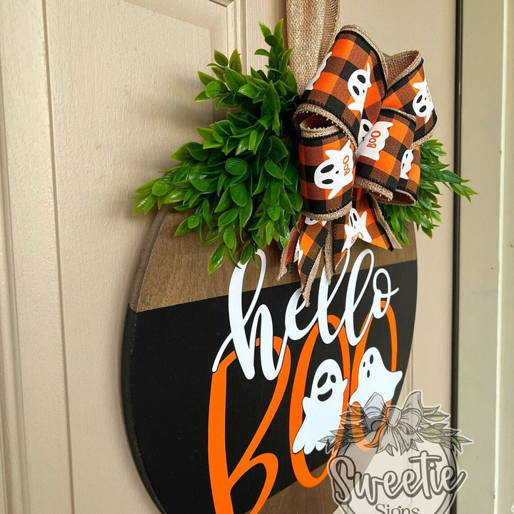 Halloween-Themed Welcome Sign
