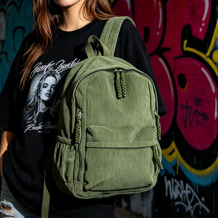 Corduroy Chic Backpack Kalsten