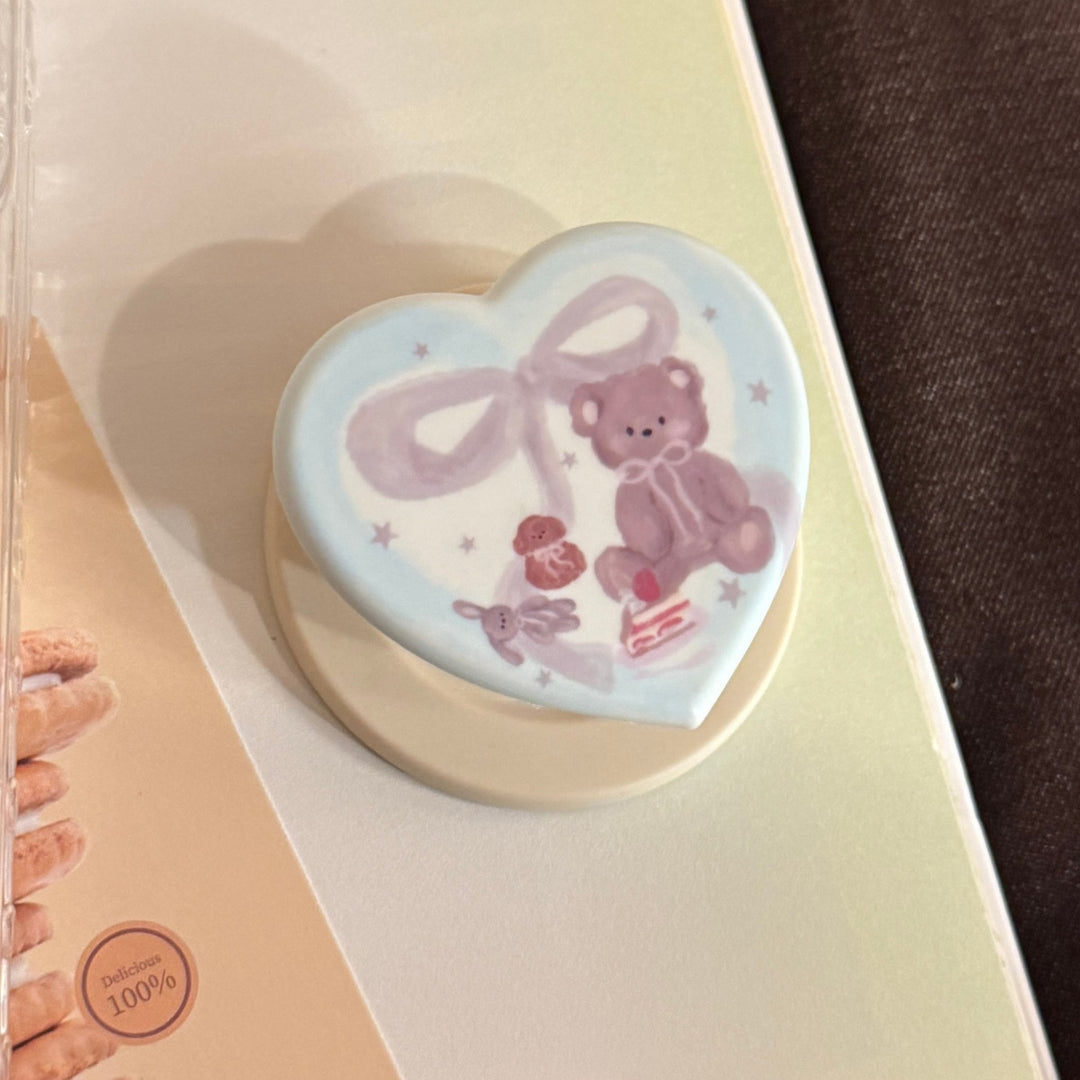 Charming Heart-Shaped Smartphone Holder Kalsten