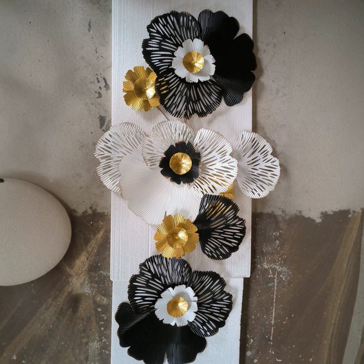 Artistic Floral Metal Wall Sculpture Kalsten 1789208526