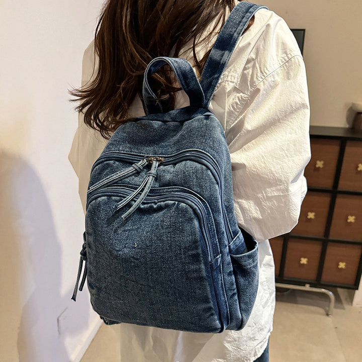 Durable Denim Backpack Kalsten