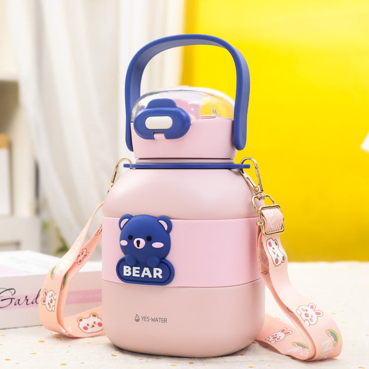 Creative water bottle with carrying strap Kalsten