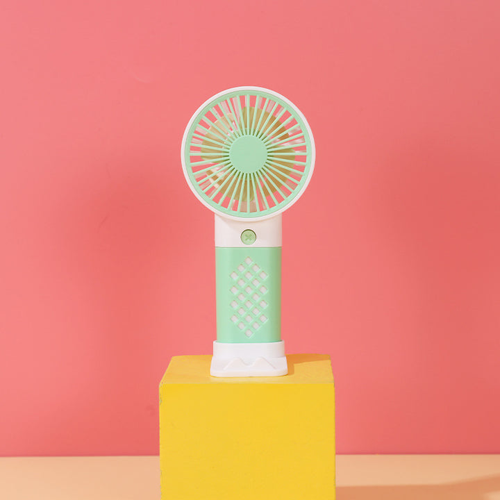 Women Portable Hand Fan with Ergonomic Handle and Adjustable Tilt Angle Kalsten