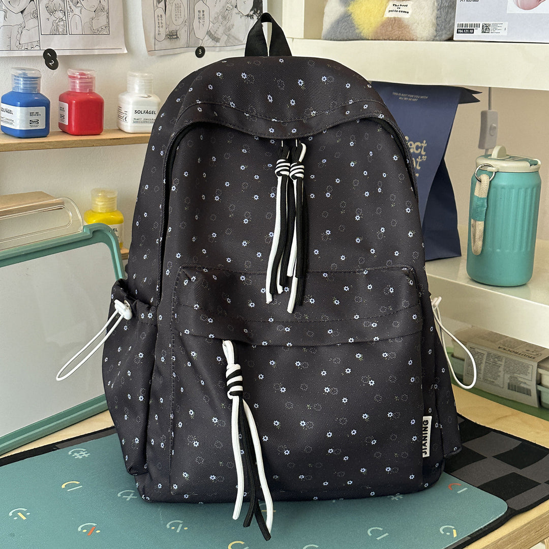 Cute Floral-Embellished Daypack Kalsten
