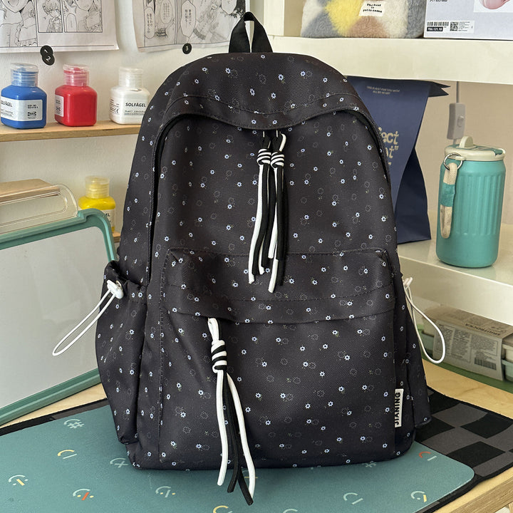 Cute Floral-Embellished Daypack Kalsten