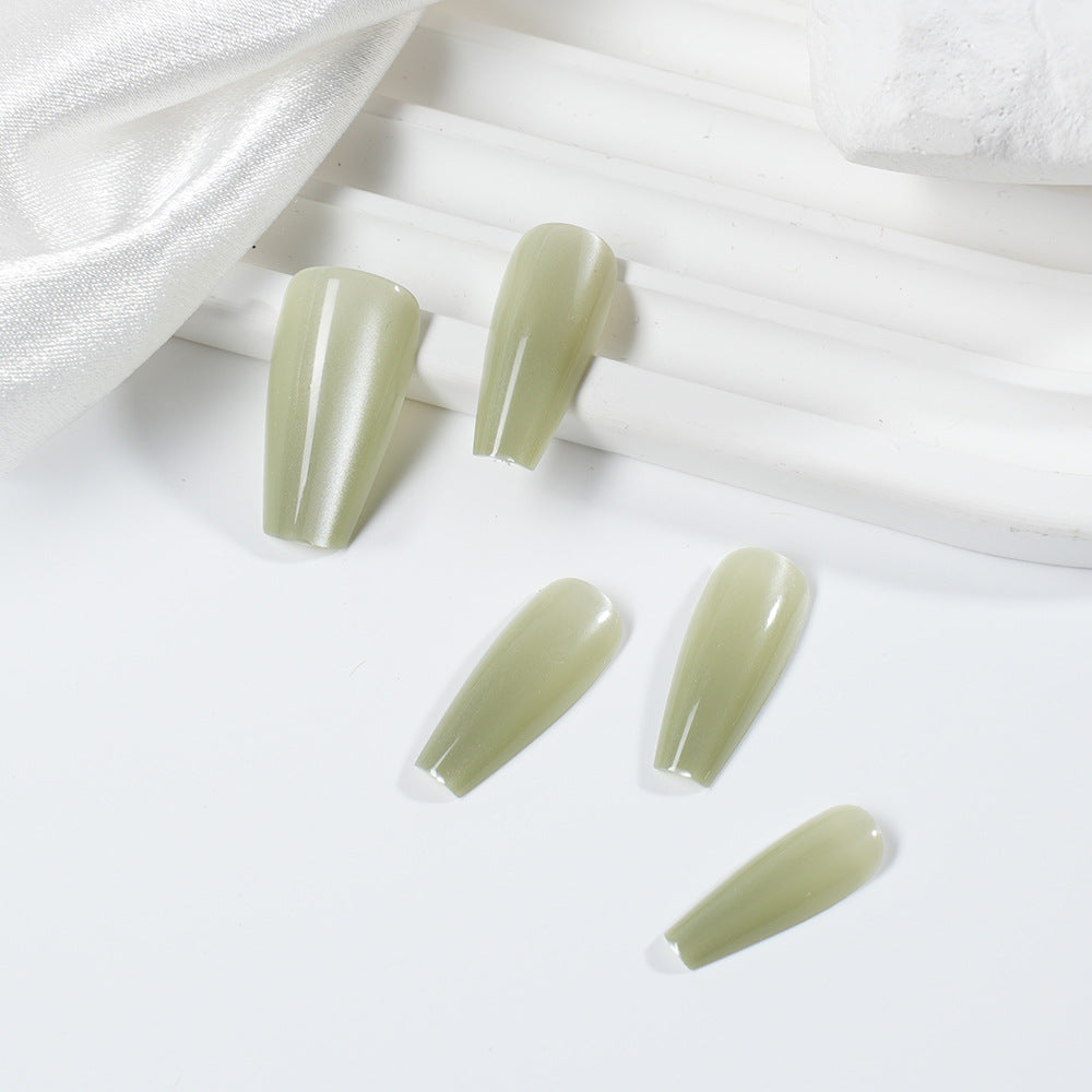 Long-Lasting Glossy Press-On Nail Set Kalsten