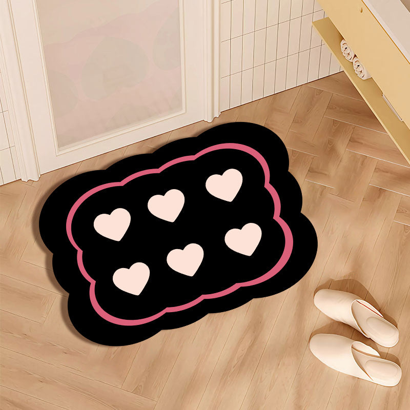 Whimsical Cloud-Shaped Bath Mat