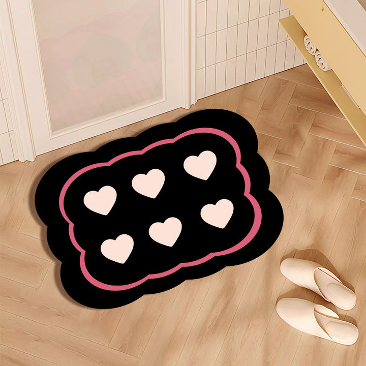 Whimsical Cloud-Shaped Bath Mat