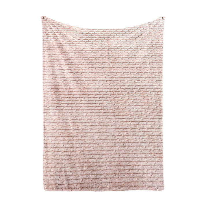 Ladies Cozy Microfiber Quick Change Blanket in Modern Checkered Pattern Kalsten