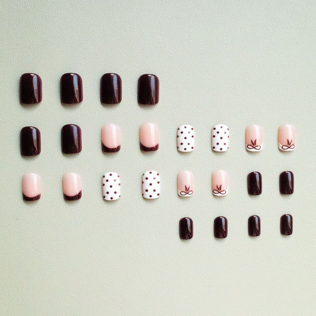 Elegant Abstract Nail Art Design