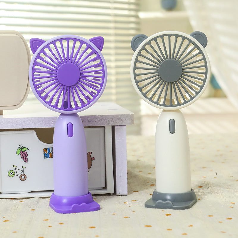 Ladies portable mini handheld fan with cat ears Kalsten