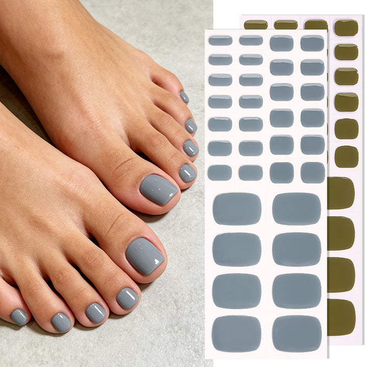 UV-Free Glossy Press-On Nail Wraps