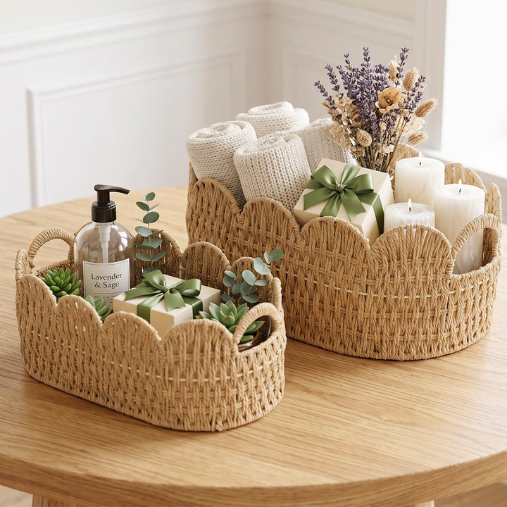 Decorative Woven Storage Basket Kalsten