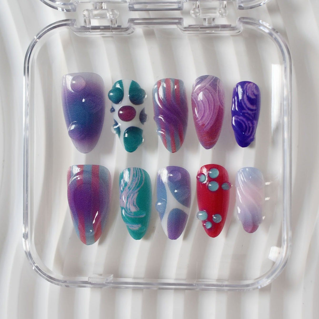 Artistic Gel Nail Art Design Kalsten