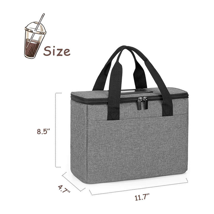 Women's cooler bag with insulated compartments and practical carrying handle Kalsten