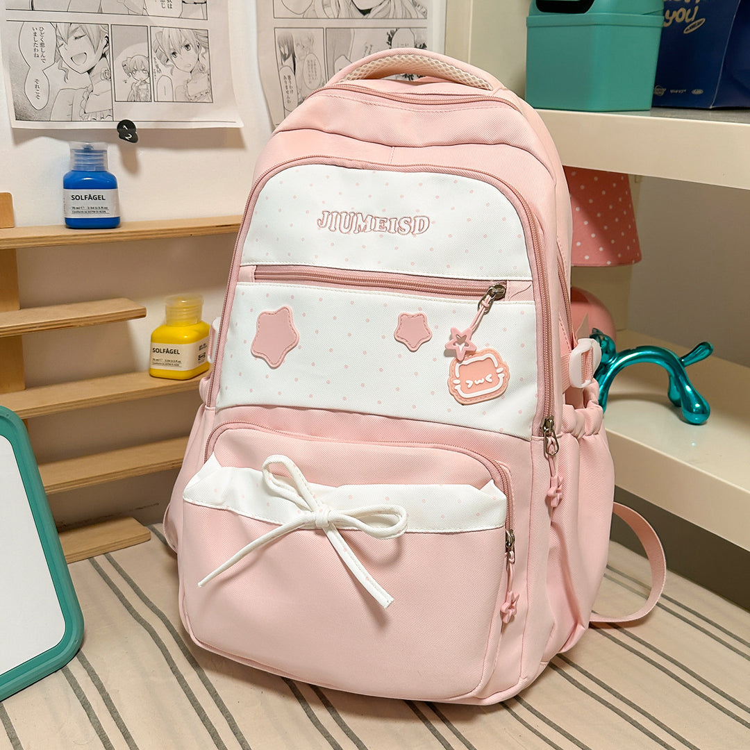 Charming Decorative Star-Embellished Backpack Kalsten