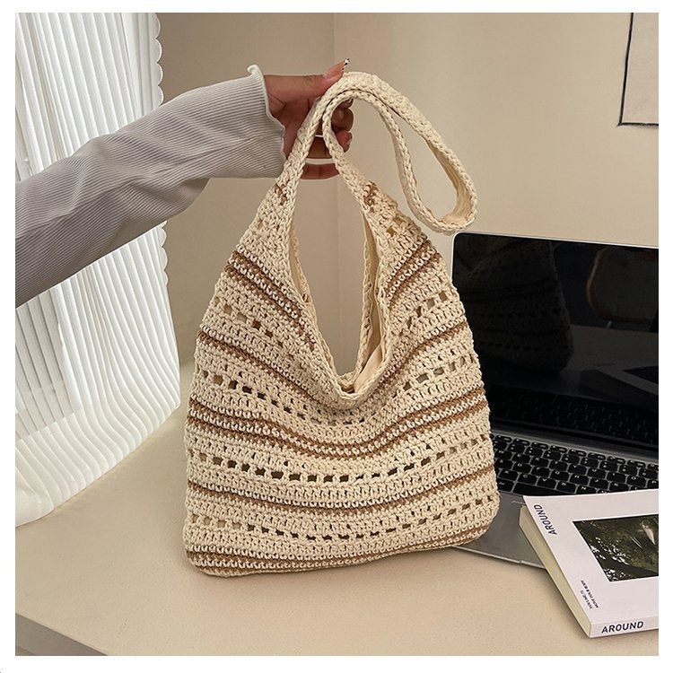 Braided shopping bag with airy structure Kalsten