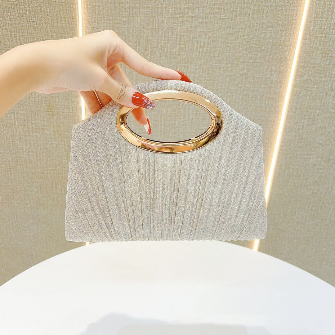 Pleated Evening Handbag