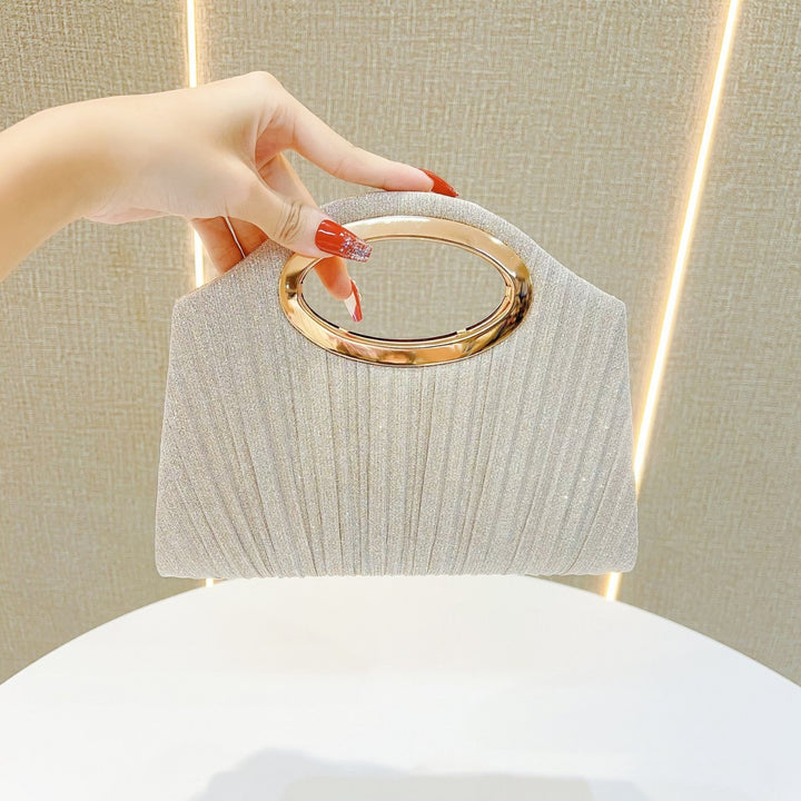 Pleated Evening Handbag