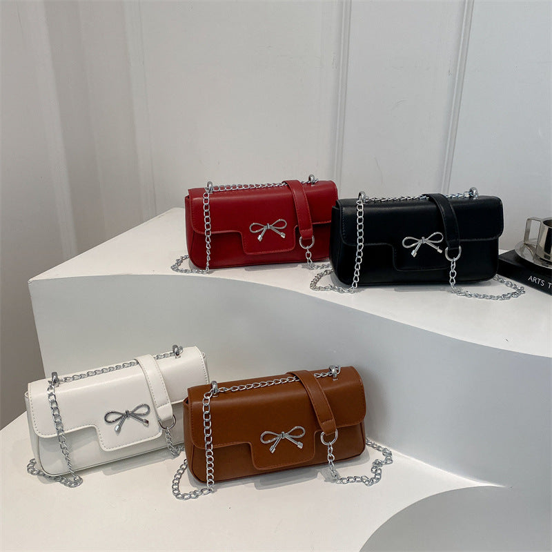 Elegant Bow Accent Crossbody Bag Kalsten