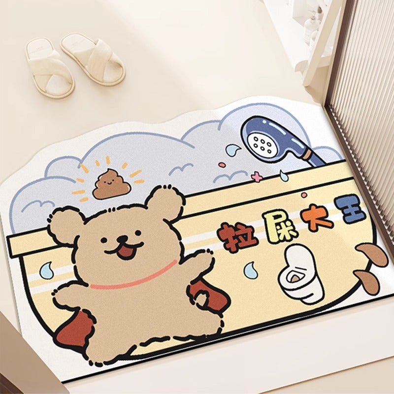 Cartoon-Themed Area Mat