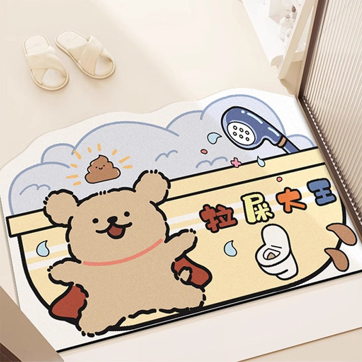 Cartoon-Themed Area Mat