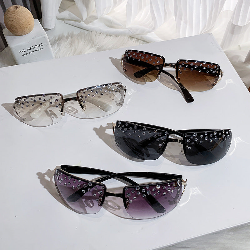 Women's Glamorous Sunglasses with Glitter Accents Kalsten