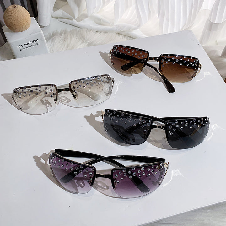 Women's Glamorous Sunglasses with Glitter Accents Kalsten
