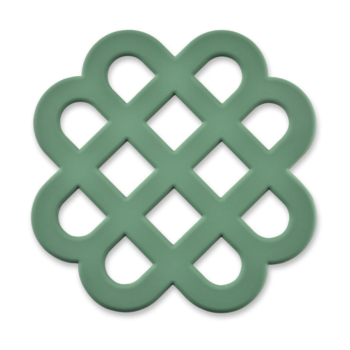 Heat-resistant silicone coaster with decorative design Kalsten