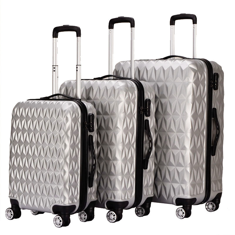 Unisex Textured Hard Shell Cabin Suitcase Kalsten