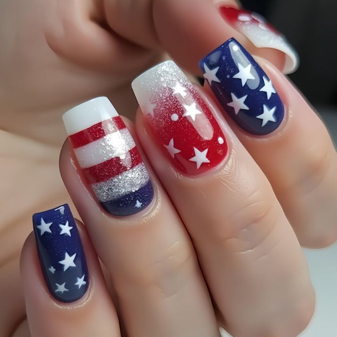 Patriotic Nail Art Decorations Kalsten