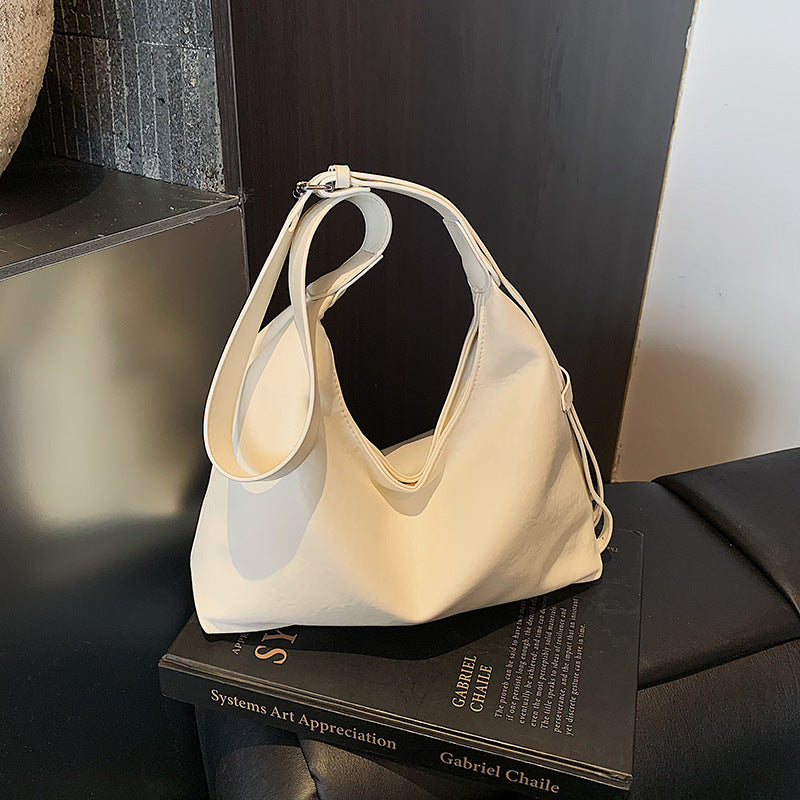 Soft Leather Minimalist Hobo Bag Kalsten