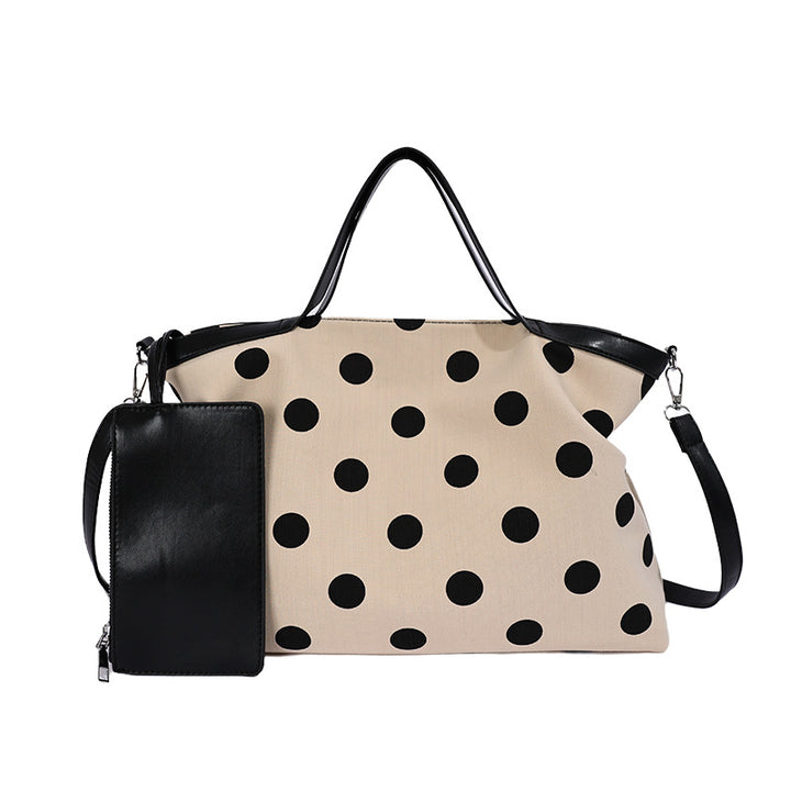 Polka Dot Multifunctional Tote Bag Kalsten