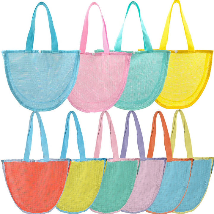 Durable mesh beach bag with wide straps Kalsten