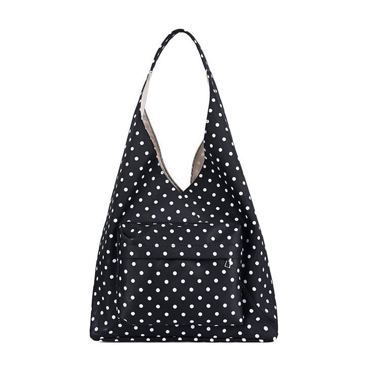Polka Dot Hobo Tote Bag