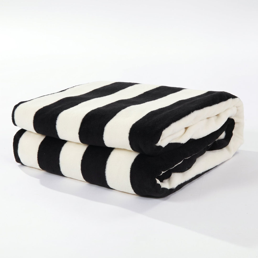 Luxury Striped Throw Blanket