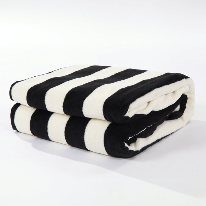 Luxury Striped Throw Blanket