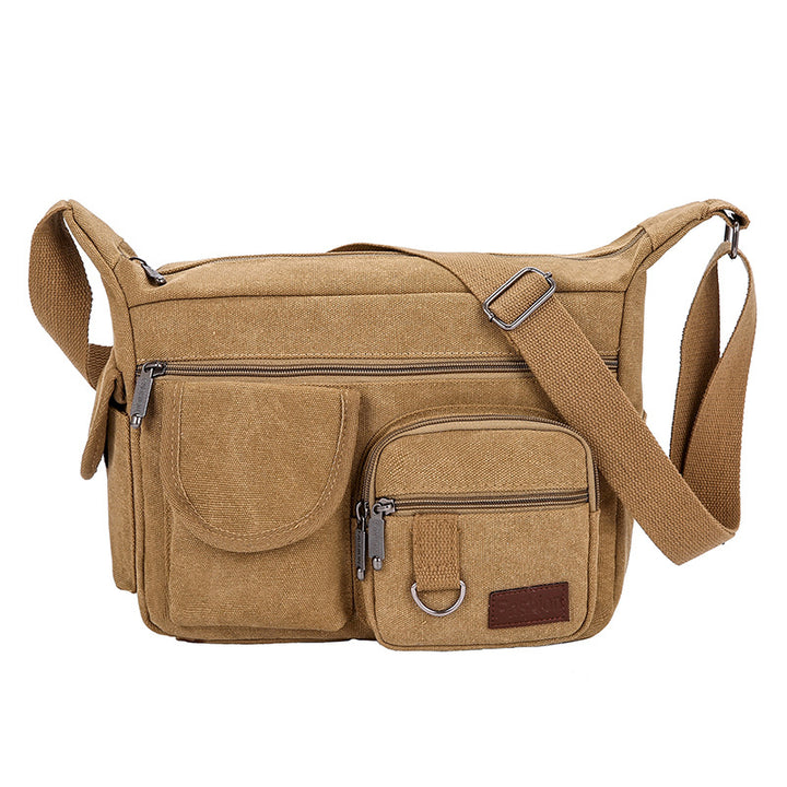 Versatile Canvas Messenger Bag