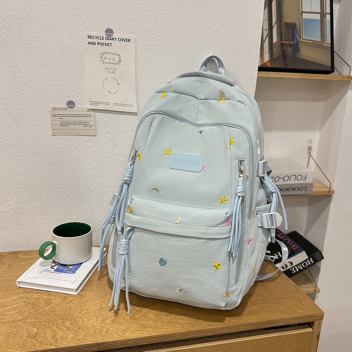 Stylish Embroidered Daily Backpack Kalsten