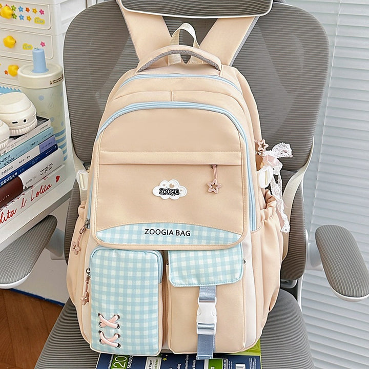Stylish Multi-Pocket School Backpack Kalsten