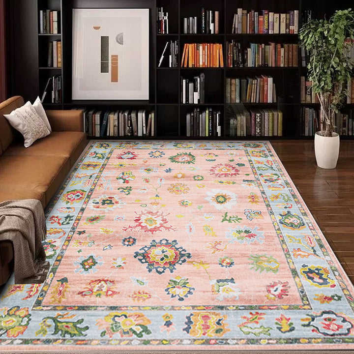 Vintage-Inspired Geometric Area Rug