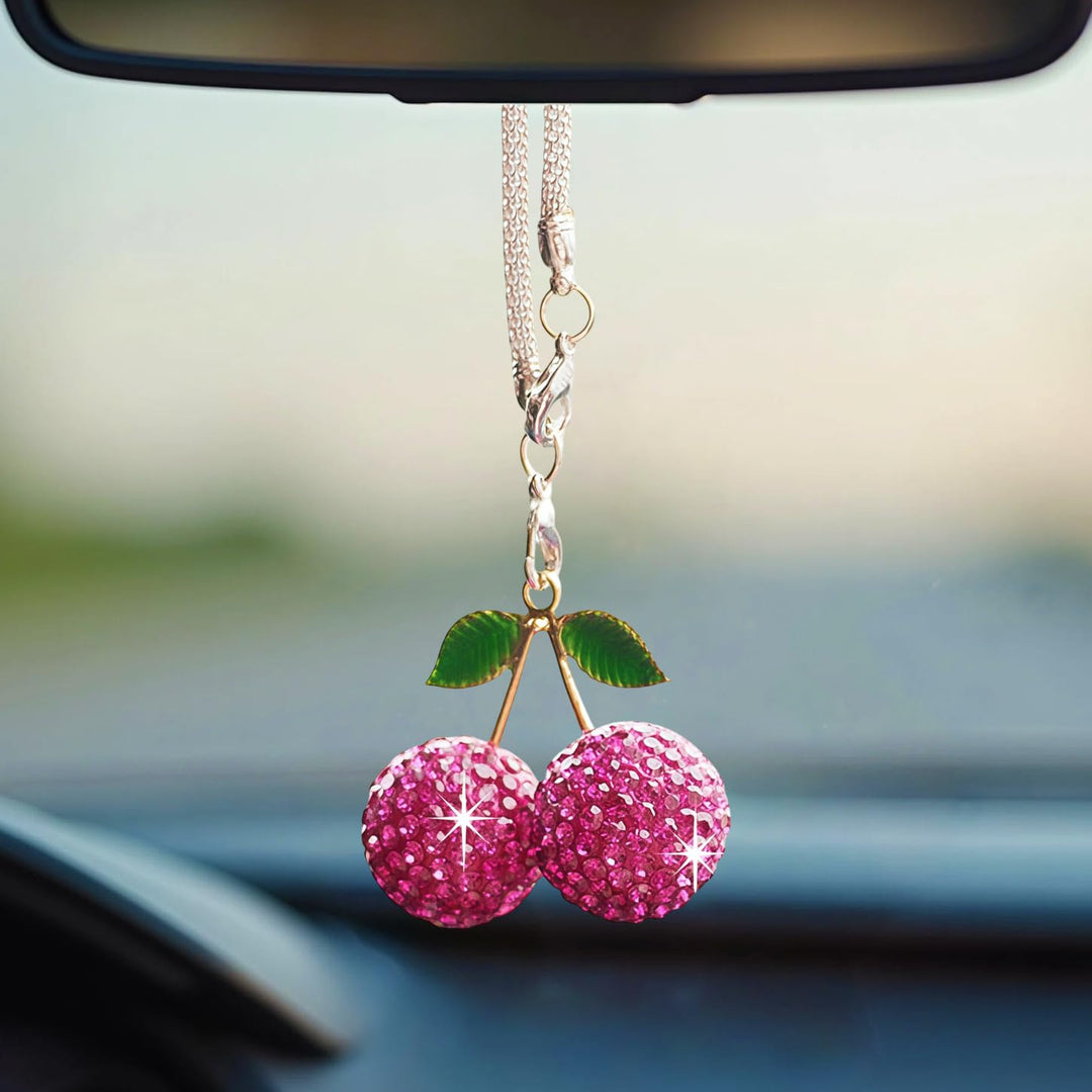 Sparkling Cherry Pendant Necklace Kalsten