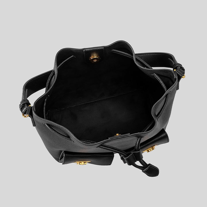 Leather Bucket Bag
