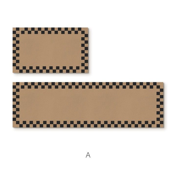 Checkerboard Pattern Anti-Slip Runner Mat Kalsten