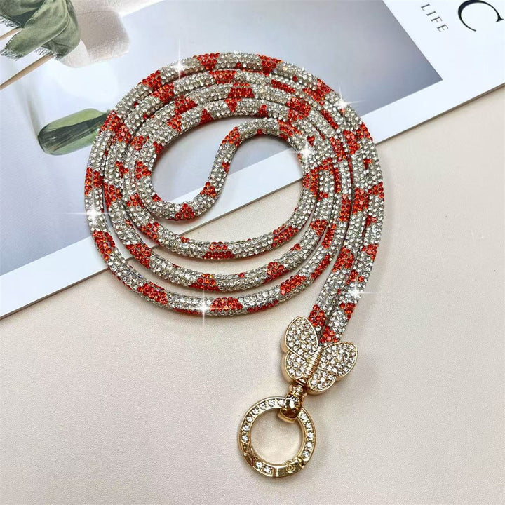 Rhinestone Encrusted Phone Lanyard Kalsten