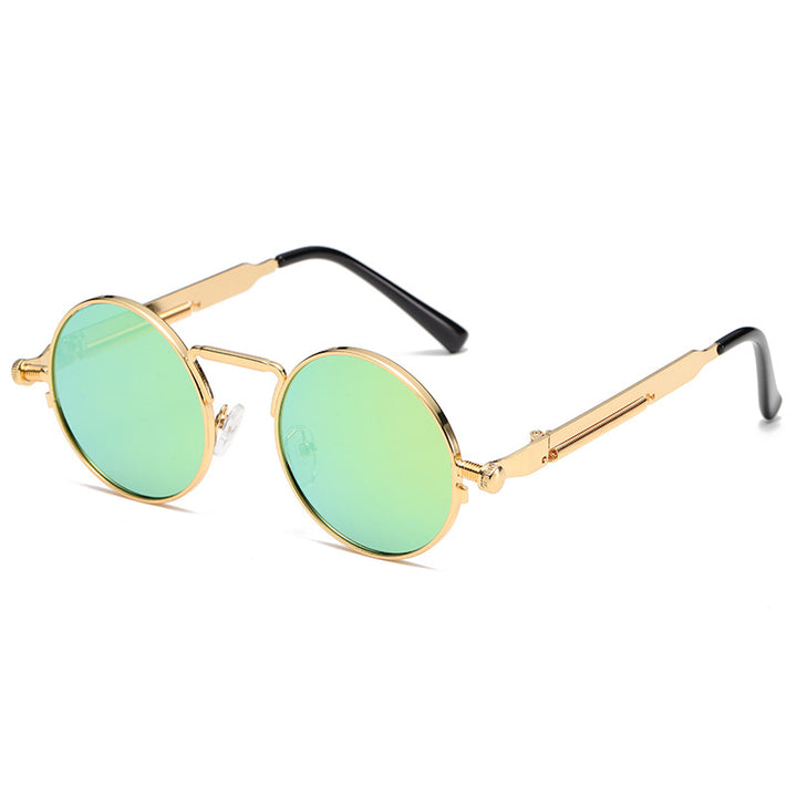 Women's fashionable round sunglasses with precise metal frame Kalsten