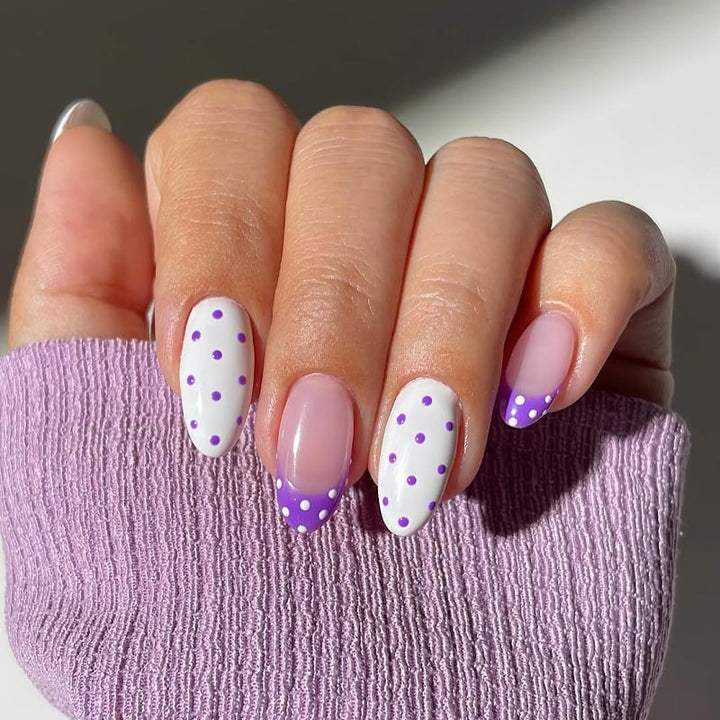 Polka Dot Press-On Nail Art